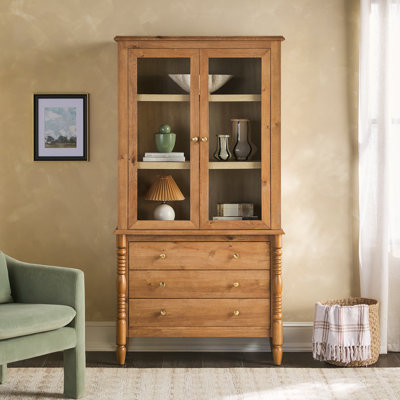 Bibliothèque avec tiroir en bois