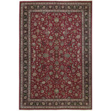 Jahan Wool Oriental Area Rug in Rust