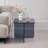 Tempered Glass SideTable, Small Tea Table, Night Stand Tempered Glass Sofa Table-461837385