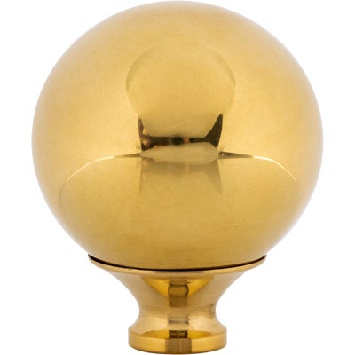 Polished Brass Ball Bed Post Finials