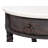 Barley Marble Top End Table with Storage
