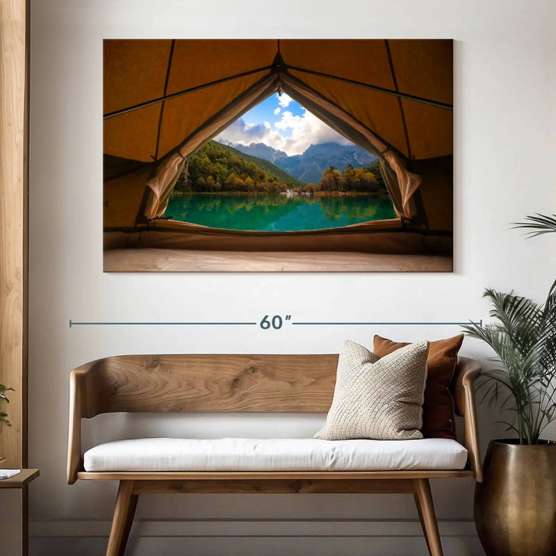 Senne Lakeside Tent View, 34" H x 51" W