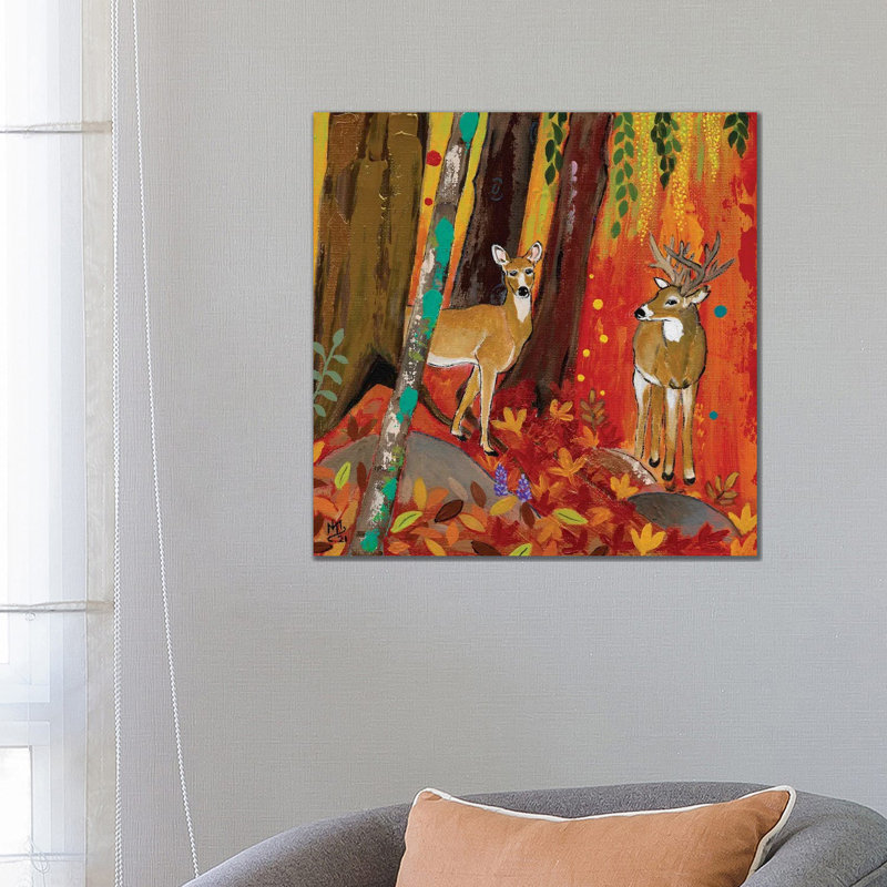 Soul Mates by Magali Modoux - Gallery-Wrapped Canvas Giclée on Canvas, Wrapped Canvas, 66.04 cm H x 66.04 cm W x 1.91 cm D