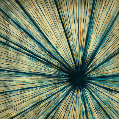 Blue Detail Print
