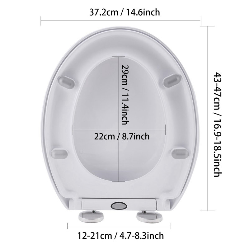 Cambree Soft Close Elongated Toilet Seat