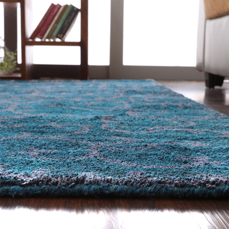 Heroux Blue-Beige Colour, Area Rugs, Rectangle 3' x 5'