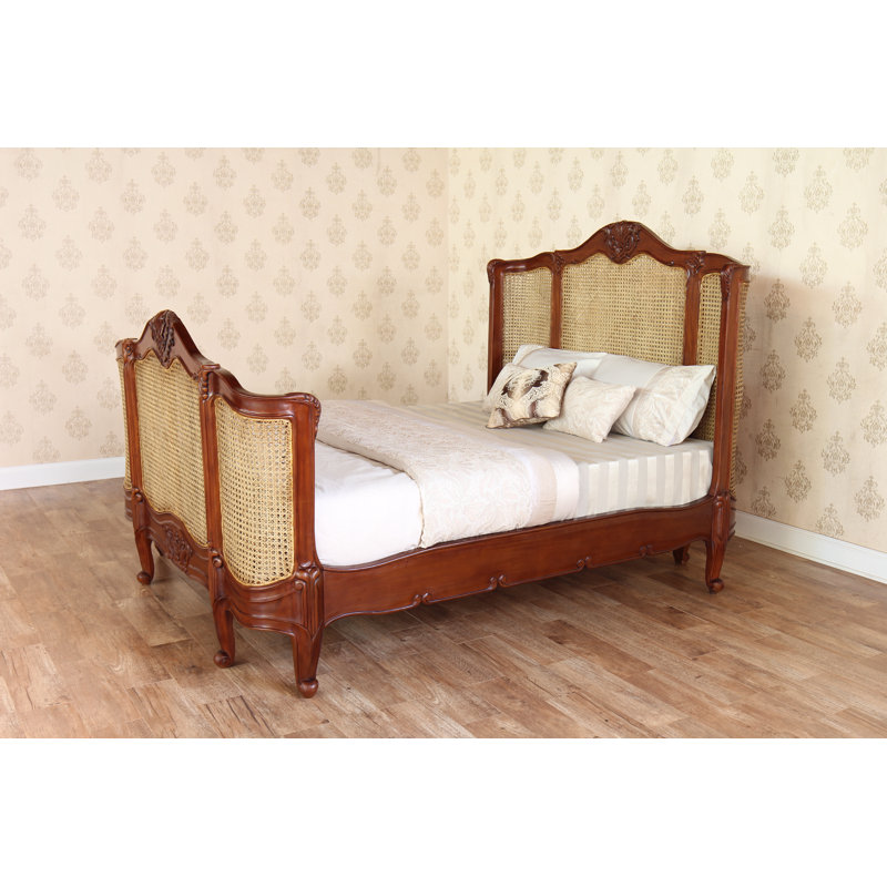 Lecanuet Bed, Wax Polish, Super King (6')