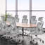 High Back Mesh Swivel Ergonomic Task Office Chair with Flip-Up Arms-1324240816