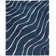 Ashal Abstract Blue/Cream Area Rug