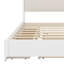 Grand lit plateforme en bois avec 2 grands tiroirs et lit gigogne-734203099