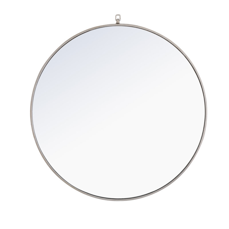 Miroir Cassie, 28 po x 28 po, Argent
