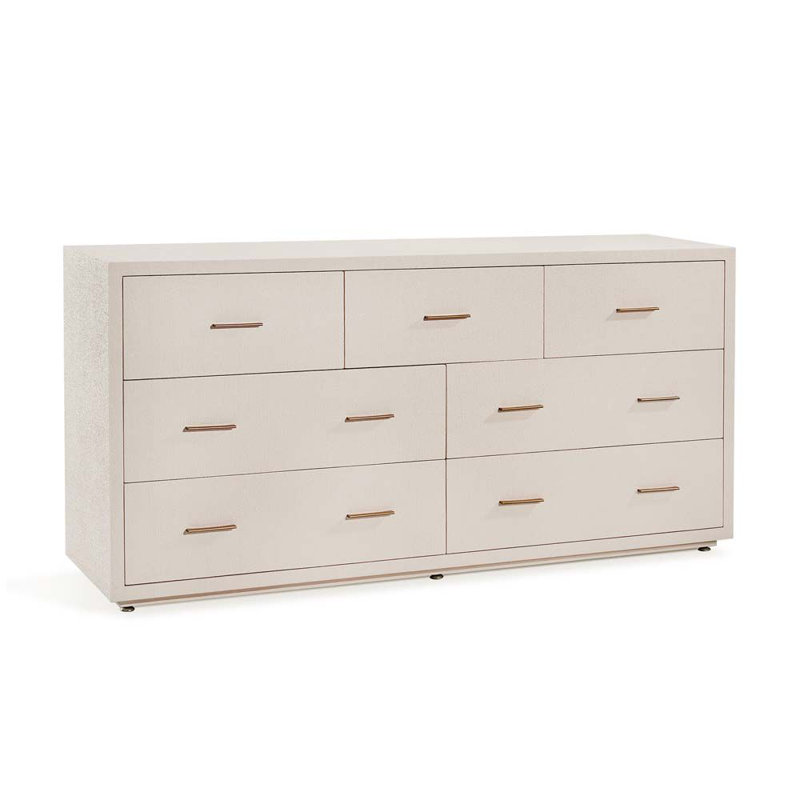 Commode 7 tiroirs Livia - Sable