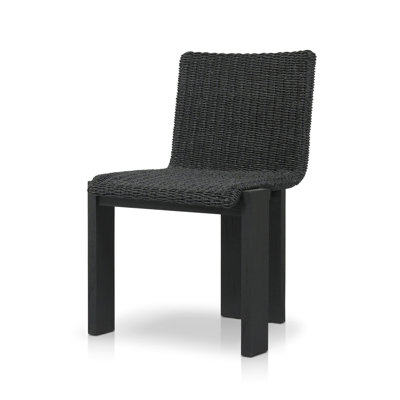 Chaise d'appoint de patio en teck Padme