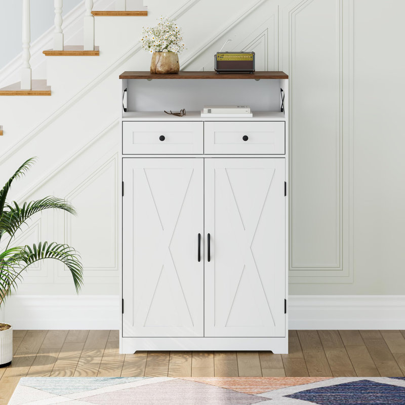 Armoire de rangement pour chaussures Modern Farmhouse