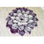 Tapis botanique mauve à effet 3D Ahn Flowers-1451890123