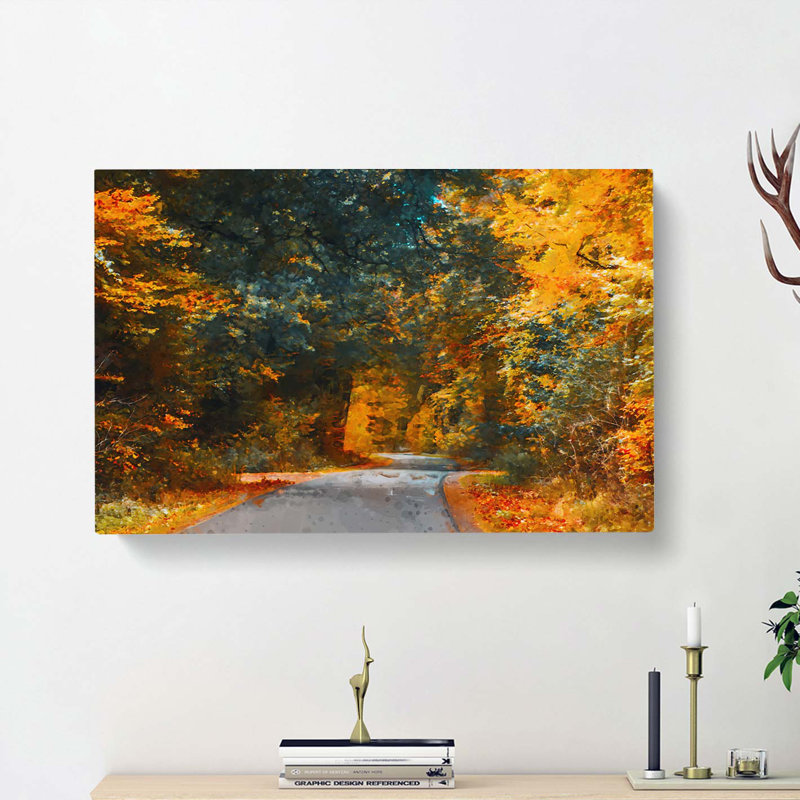 Forest Street - Wrapped Canvas, 35cm H x 50cm W x 3cm D