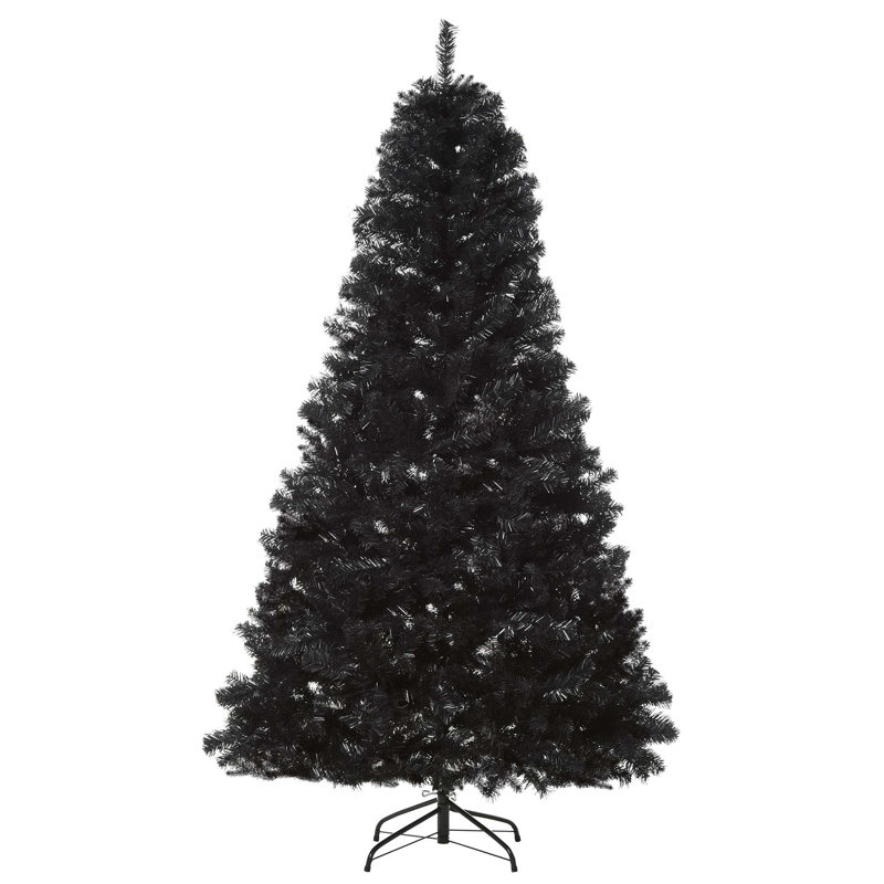Grand arbre de Noël artificiel à ouverture automatique, arbre de Noël non éclairé avec 1346 branches et base en acier, 6.11'