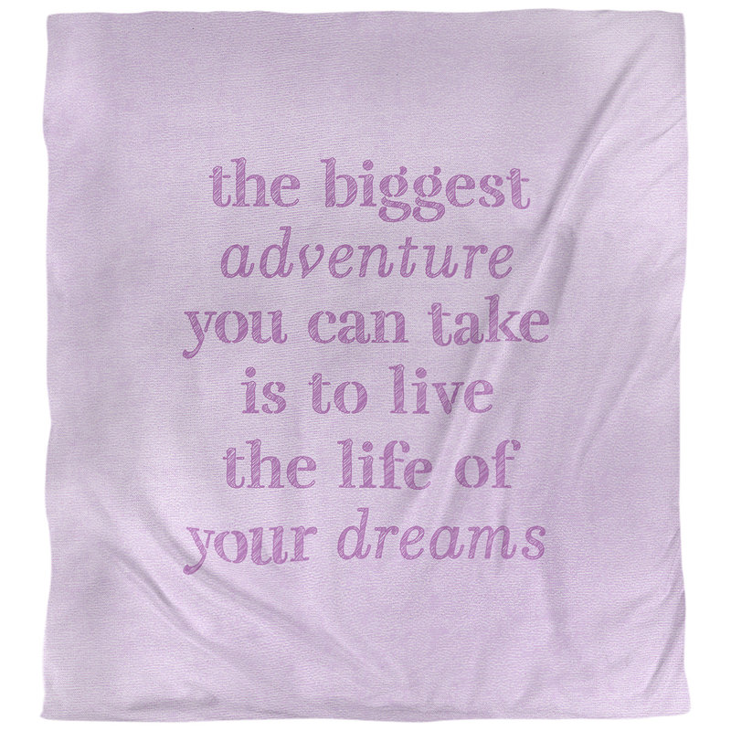 Housse de couette réversible simple Quotes, Housse de couette pour très grand lit, Violet