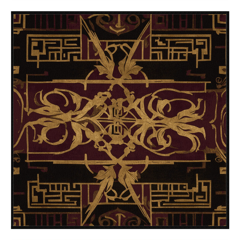 Majestic Laurel Rug, Square 3'