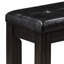 Banc avec coussin touffeté