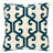 Appliqued Cotton Outdoor Throw Pillow-1989984431