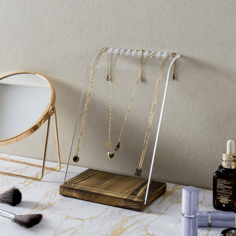 Teton 12 Hook Acrylic Jewellery Stand