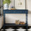 Console Mid-Century avec 2 tiroirs (assemblage minimal requis)