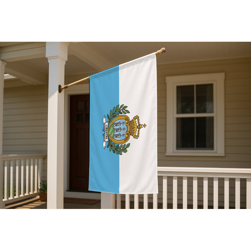 Drapeau de Saint-Marin — Drapeau d'extérieur