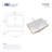 Denbigh 21'' W x 15" D Vitreous China Rectangular Undermount Bathroom Sink with Overflow