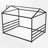 Queen Size Metal House Bed-723723502