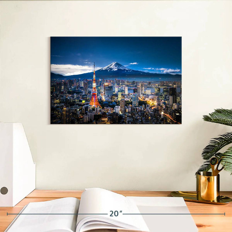 Hannes Tokyo Skyline Cityscape, 8" H x 12" W