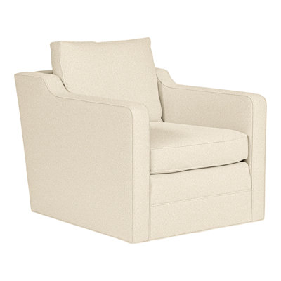 Stanton Upholstered Swivel Armchair