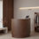 59" Retro Commercial Reception Desk – Vintage Front Desk for Retail Stores, Malls and Offices