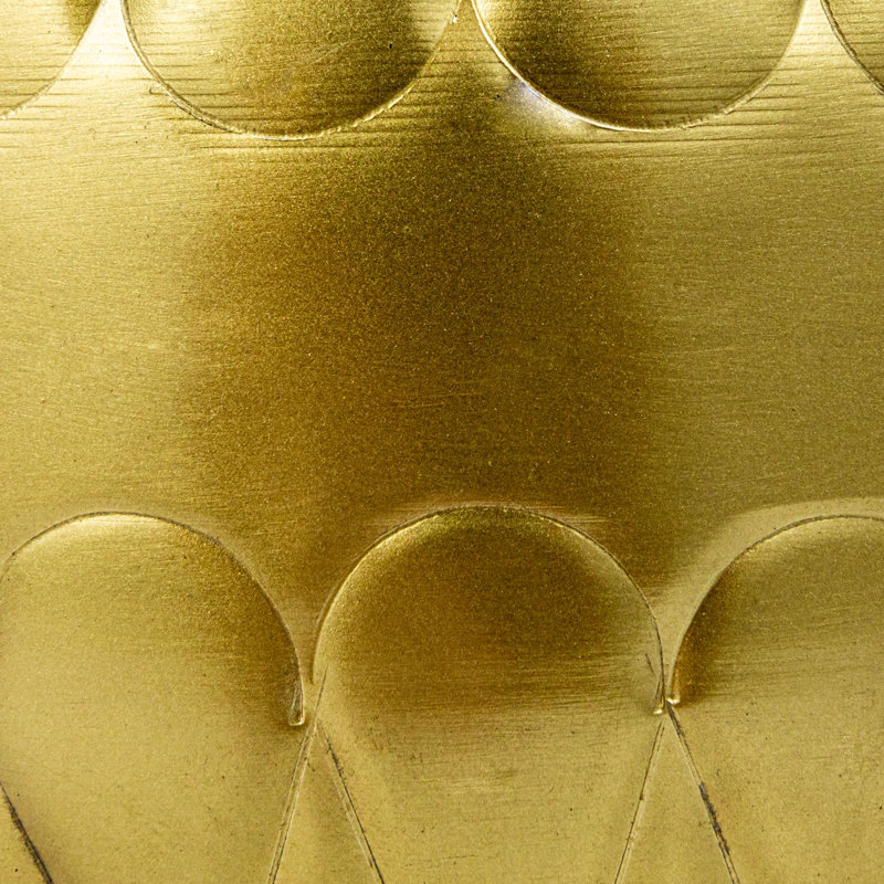 Decorative Embossed Metal Container