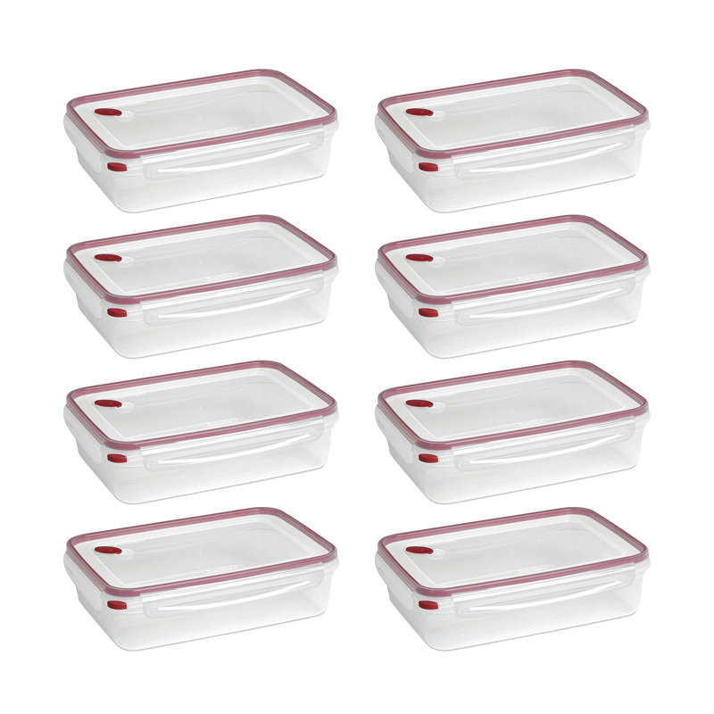 Ensemble de 8 contenants alimentaires rectangulaires pour ultrasons