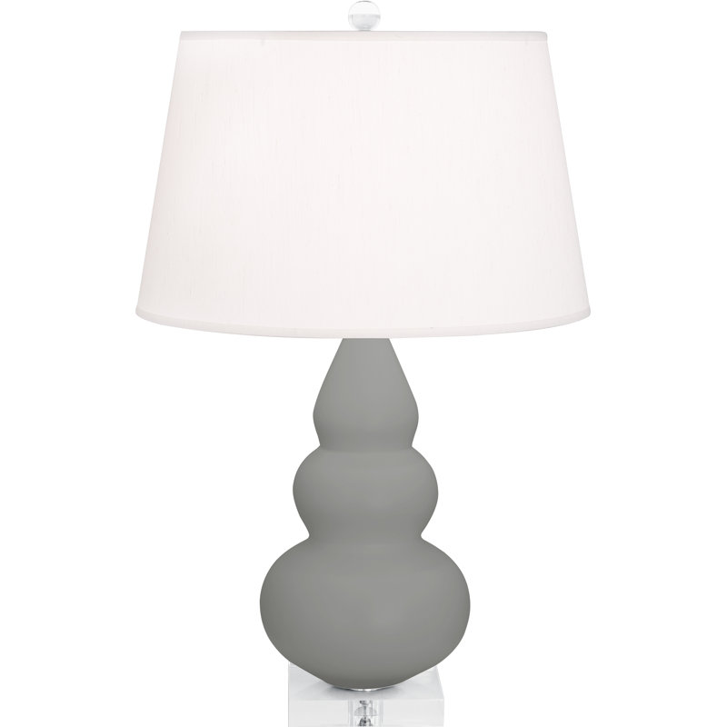 Petite lampe d'appoint triple gourde, Taupe fumé mat