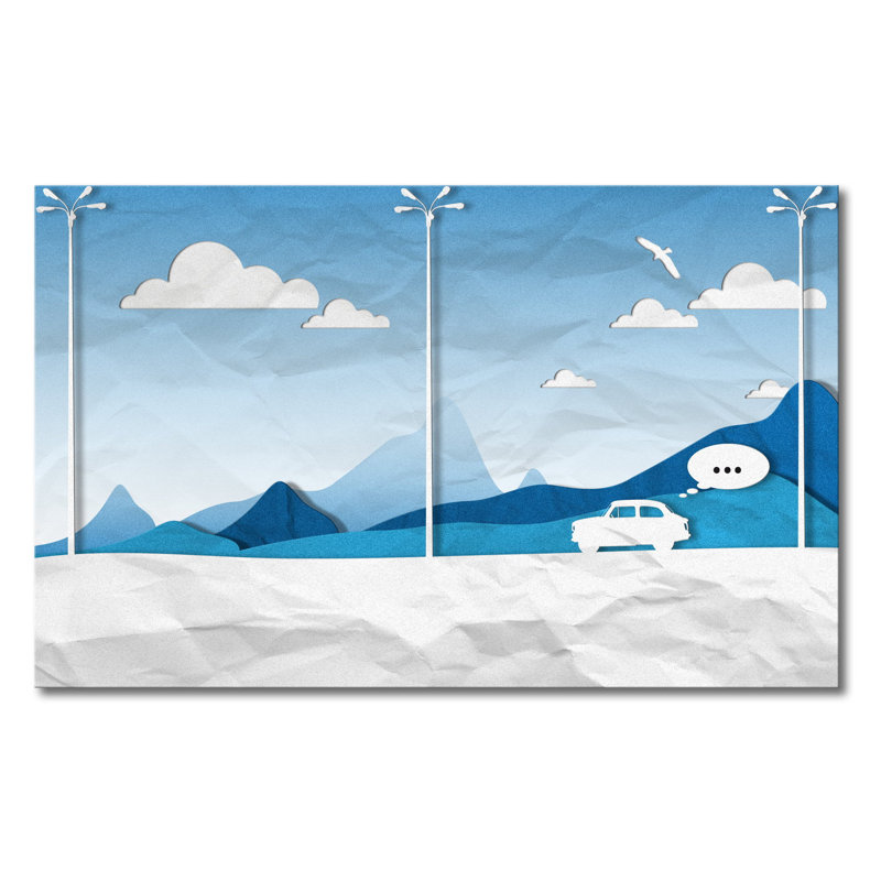 Stretched On Wooden Frame Print on Canvas, 80cm H x 120cm W x 2cm D