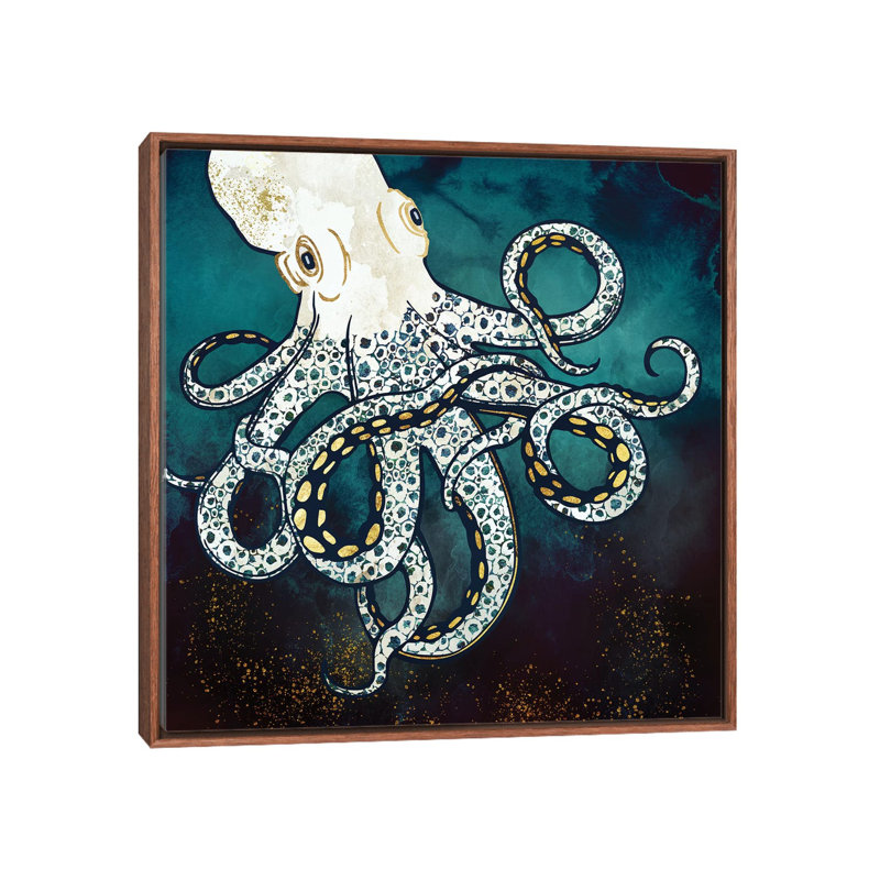 Underwater Dream VII - Impression, Cadre flottant brun, H 26 po x l 26 po x P 1,5 po