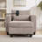 37.4" Sofa Chair Sofa Bed Corduroy Sleeper Sofa with USB Ports-1184750728