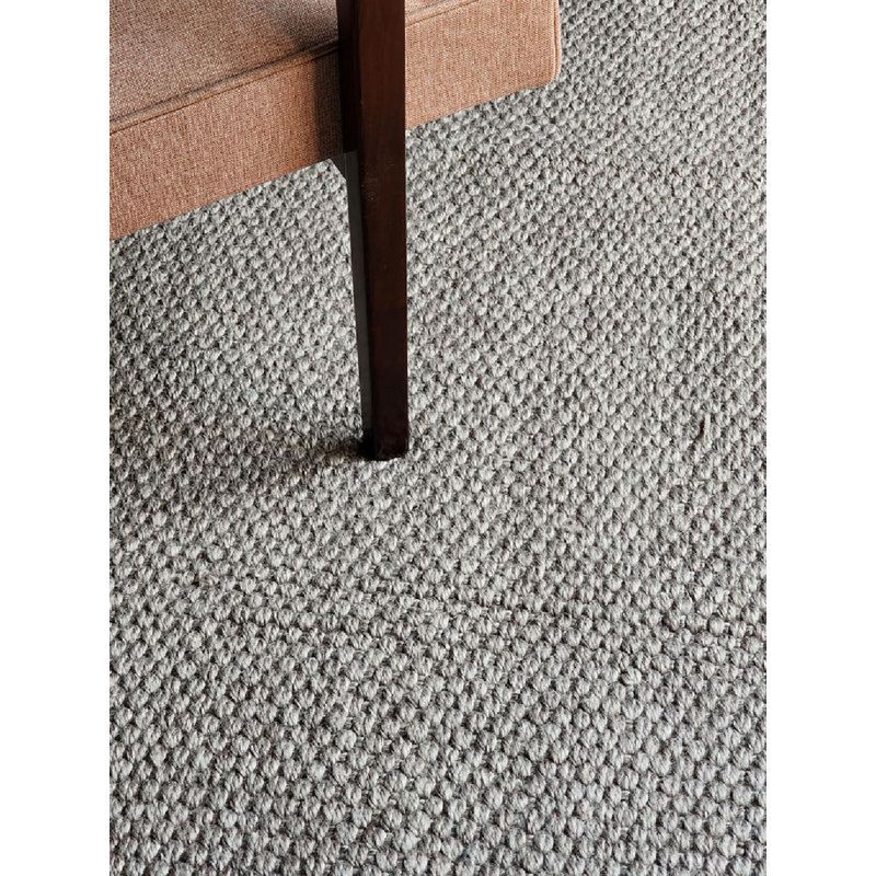 Tapis rectangulaire noir naturel Paani, Rectangle 9 pi x 12 pi