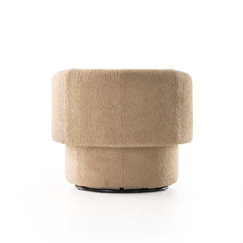Centrale Tybalt Swivel Chair - Sheepskin Camel, Sheepskin Camel