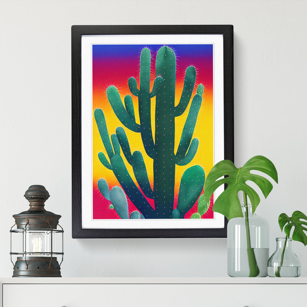 Colourful Cactus Cacti Vol.2 - Single Picture Frame Print