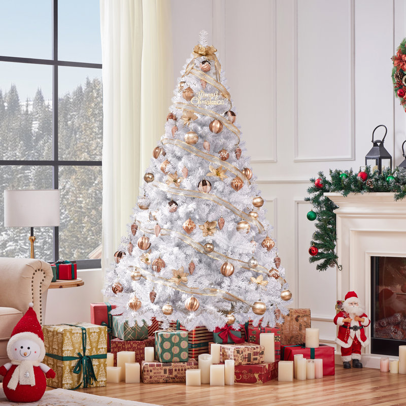 Annilee Cashmere Spruce Artificial Christmas Tree, 5'