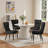Modern Upholstered Dining Chair with Metal Frame-46129424