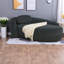 Fauteuils d'appoint peu encombrants, fauteuil ovale moderne Boucle pour la maison