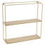 4Pcs Metal Wall Shelves Industrial Wire Floating Shelving Unit