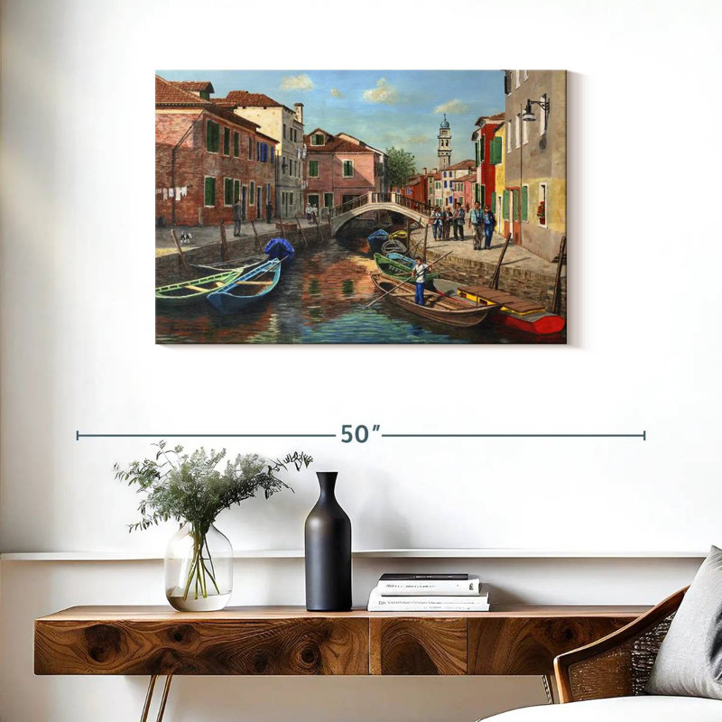 Canal Nicci Burano Venise, H 24 po x l 36 po