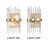 Westford Glossy Bronze 2-Light Crystal Glass Bar Wall Sconce