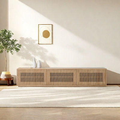 Durable Ash Wood TV Stand