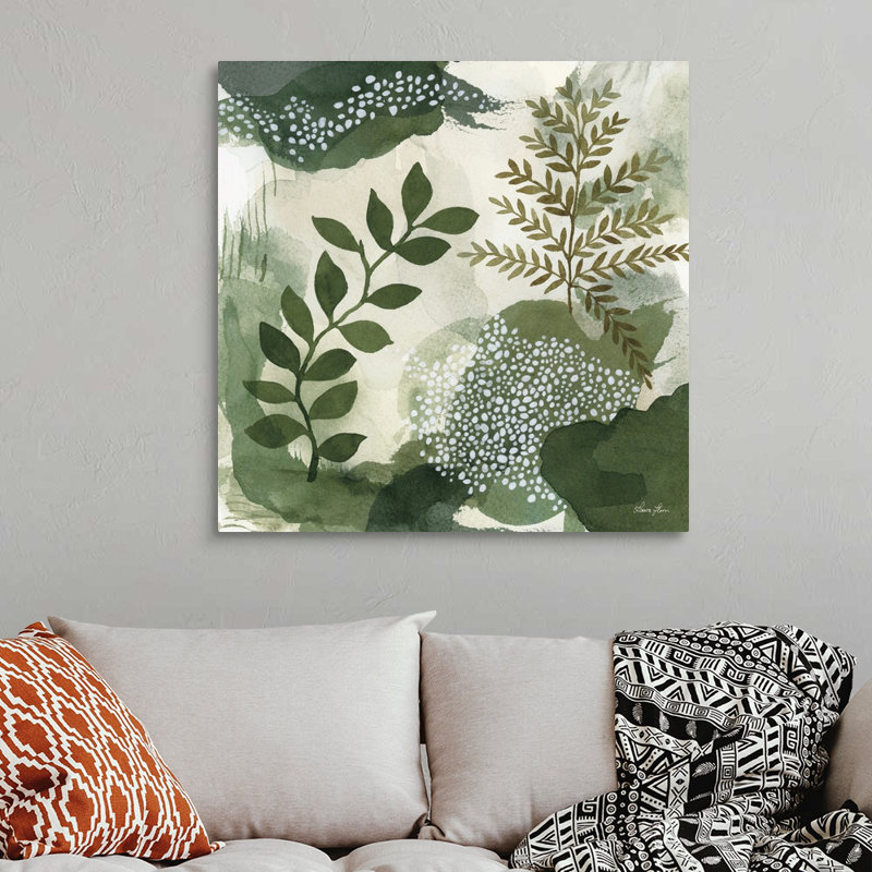 Art mural sur toile Woodland Walk I, Toile tendue, H 36 po x l 36 po